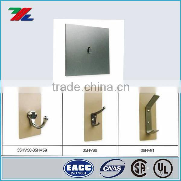 Ferrite 80mm Dia.Magnetic Mount Hook,57lb Chrome Plated