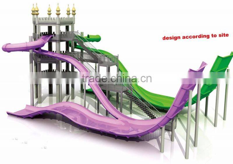 combined water park set,water slide equipment,water park playground