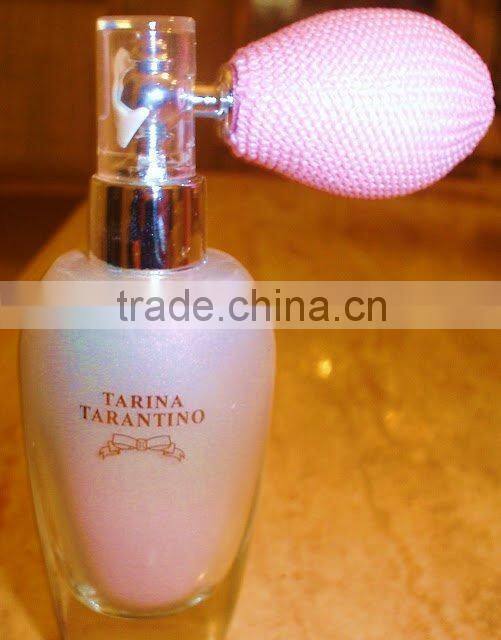 100ml clear ball shape perfume bottle with atomizer