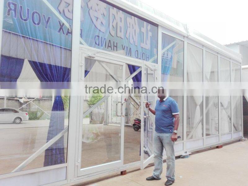 Focus on exclusive tent with short lead time