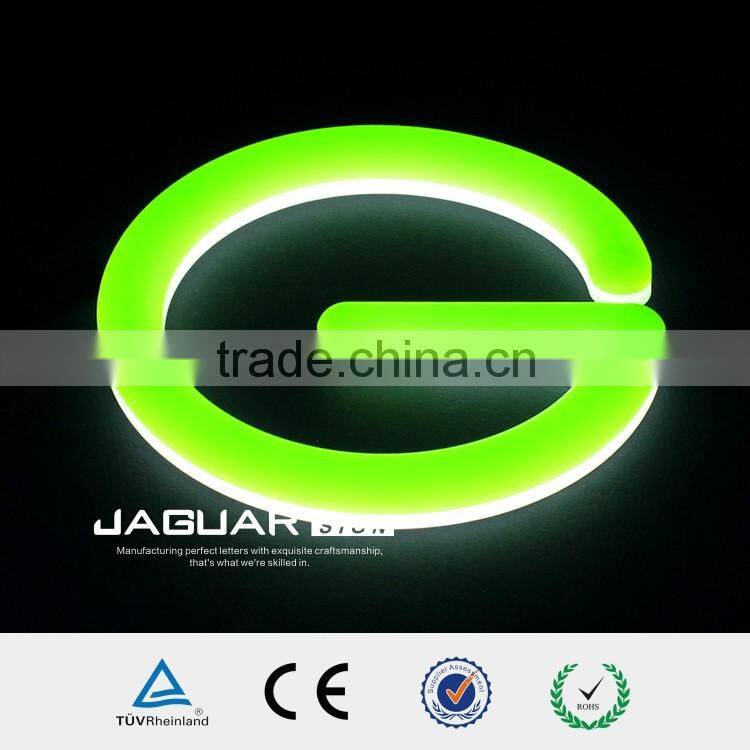 innovative Chinese production decorative acrylic led neon light up letter sign E shop Alibaba