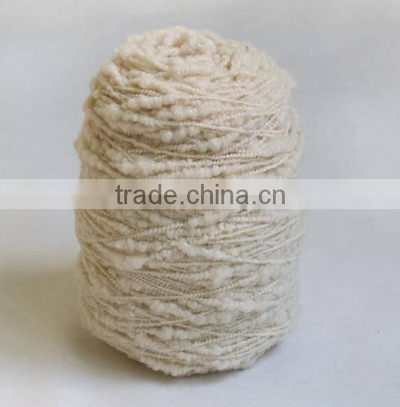 80%Wool 20%Polyester Loop Yarn Big Belly Yarn For Thread
