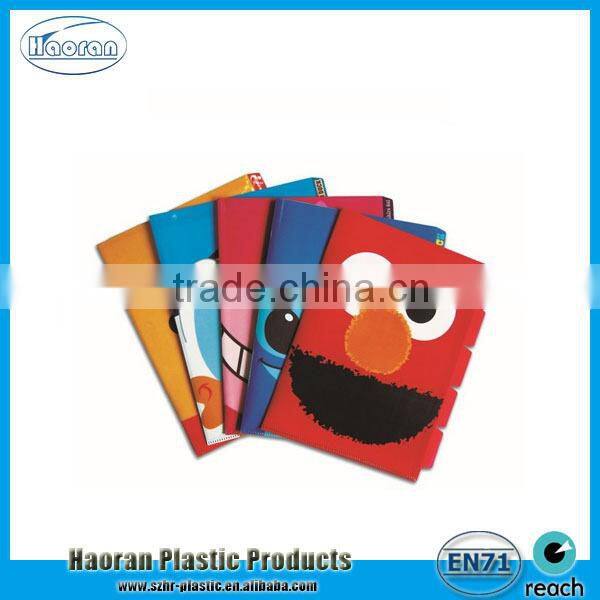 Customized Printed Smile Face Decorative Book Cover for Notebook