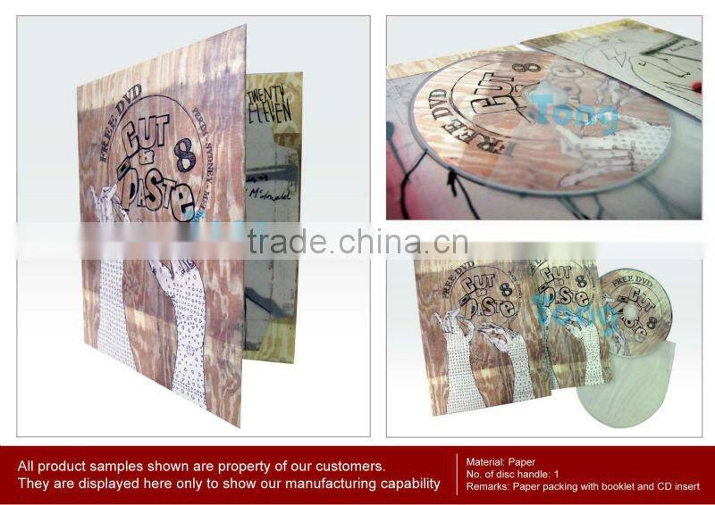 Build in Packaging with CD/DVD Replication