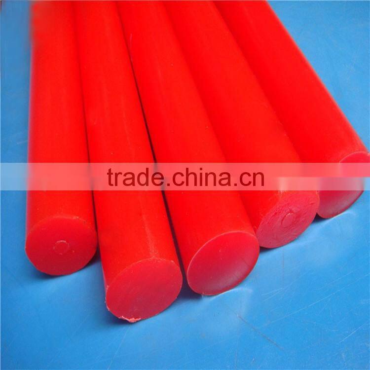 Guangzhou customized plastic material rods tough hard pvc round plastic bar