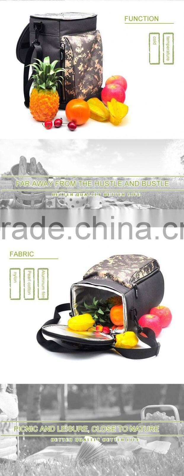 Camouflage upset picnic bag ice bag