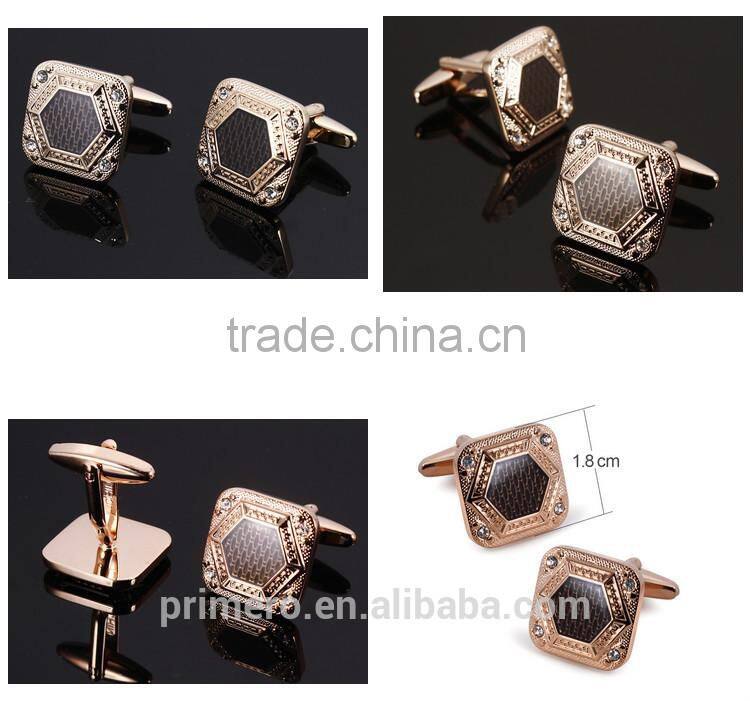 Jewelry shirt cufflink for mens Brand cuff buttons Crystal cuff link High Quality Wedding