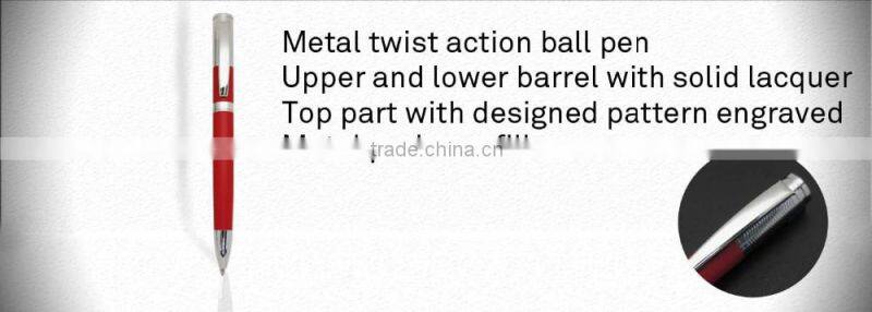 Novelty metal calligraphy business advertising gift ballpoint pen