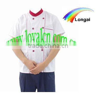 2015 Restaurant white chef uniform jacket