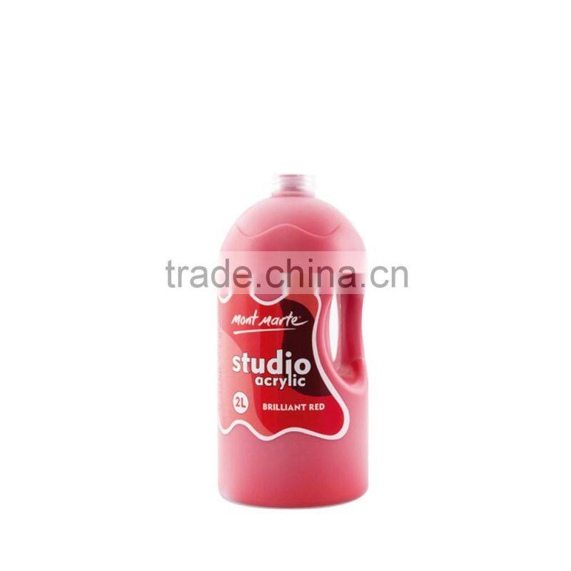 2L Best Selling Mont Marte High Quality Studio Acrylic Paint