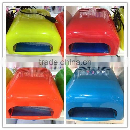 2015 New NEON COLOR 36W UV lamp NAIL CURING MACHINE for nail art