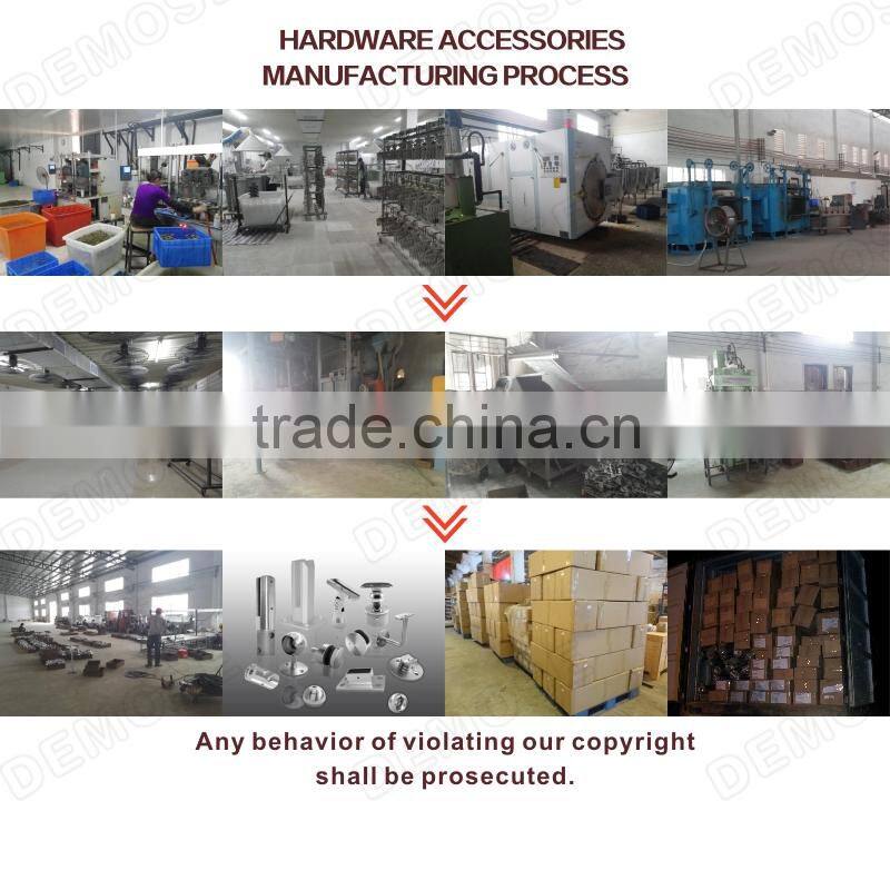 interior frameless glass railing/clamp for glass railings