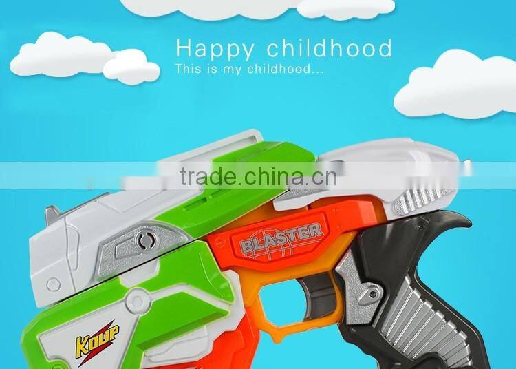 Novel assembly diy toys soft foam bullets nerf gun