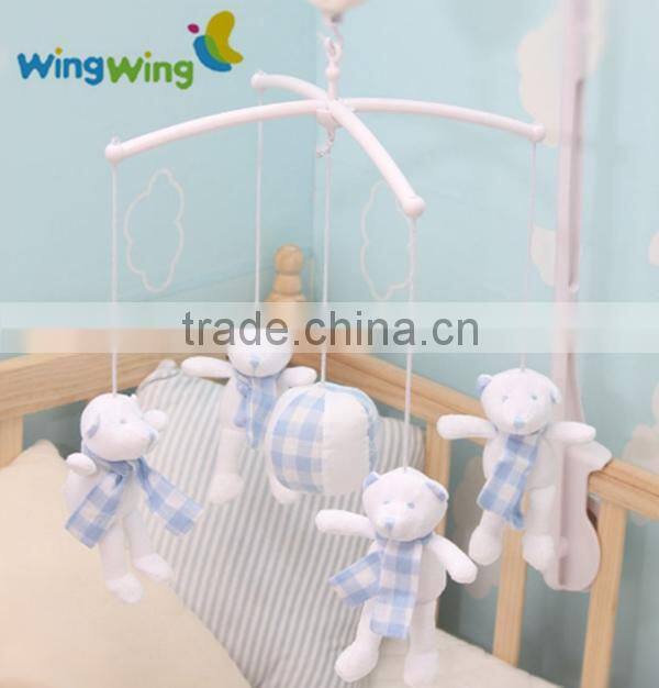 2016 NEW OEM Baby bed hanging toy,baby musical hanging toys, baby car musical mobile