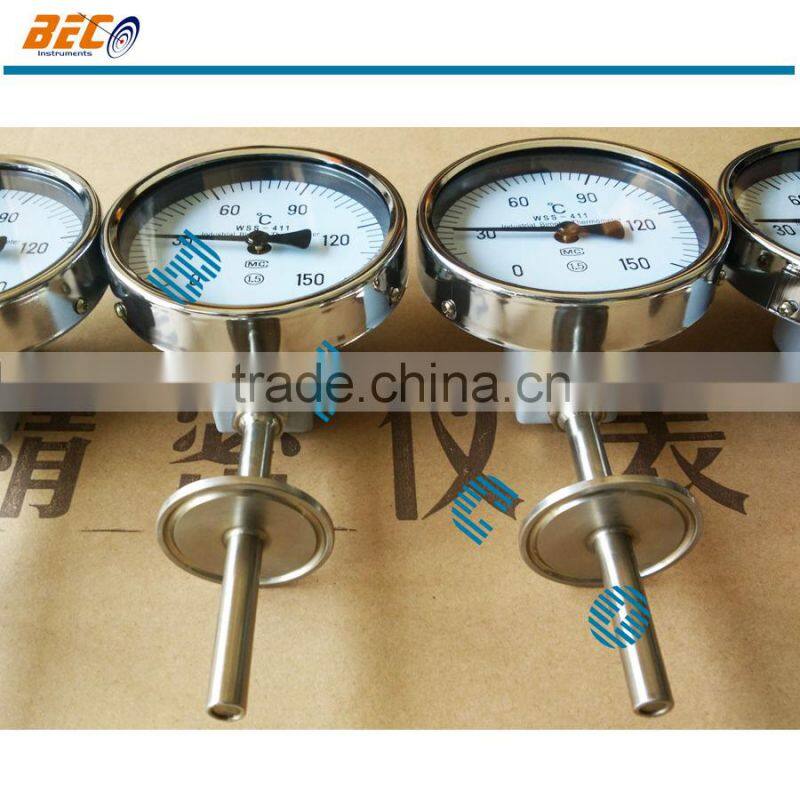 bimetallic dial thermometer with high temperature for indoor outdoor WSS-414