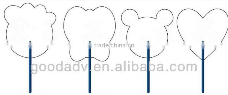 Summer Promotional Gifts print your own logo Advertising fan eco-friendly plastic hand fan