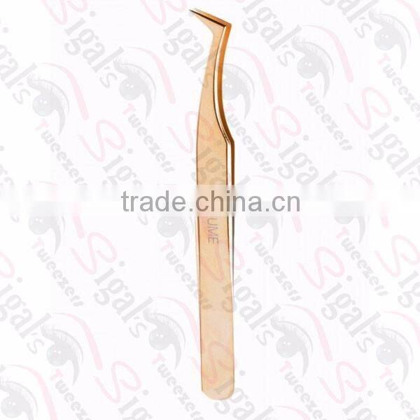 Sofeel stainless steel slant tip type eyebrow tweezers