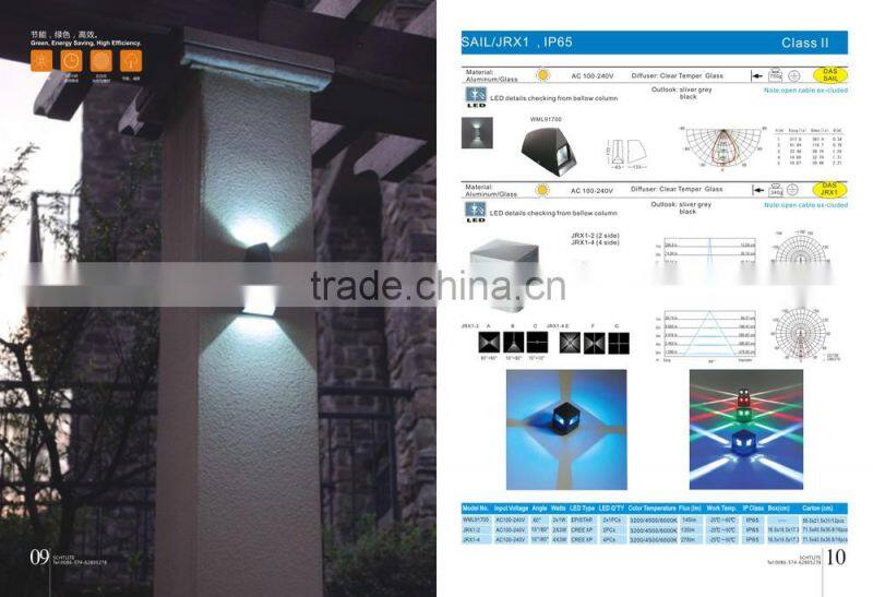 SAIL IP65 boundary wall light modern outdoor indoor led wall light