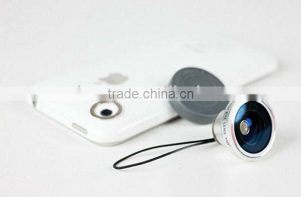 for iphone4 camera lens 180 degree fisheye lens with case