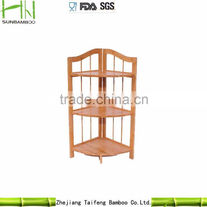 High quality Bamboo storage rack for office, kitchen and schoolroom