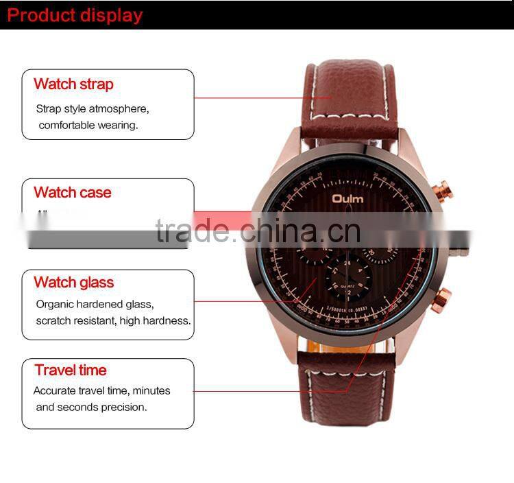 Japan movt quartz watch stainless steel back wholesale wrist watch