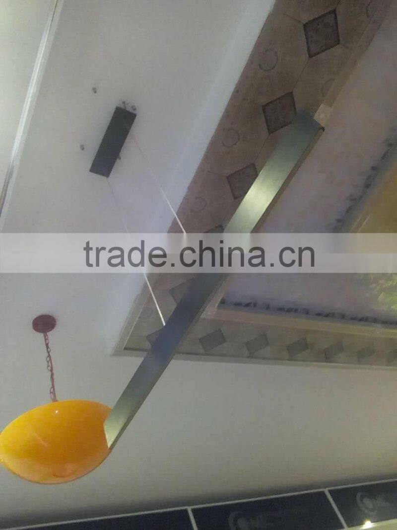 30w black 3000k warm white 1000mm slim pendant linear