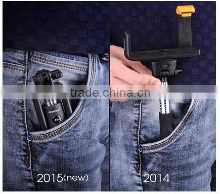 Selfie Stick 2015 Fashionable Wireless Mbile Phone Monopod Selfie Stick Bluetooth Monopod