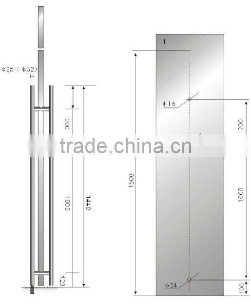 Hot sale export stainless steel swing door locker pull handle manufacturer