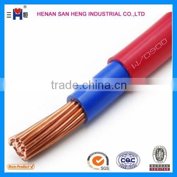 Manufacturers PVC jacket and insualte fire resistant stranded electrical copper wire