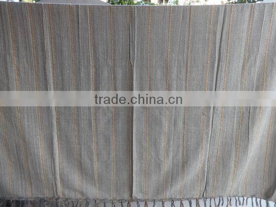 HHandloomed Bohemian Cotton Bedspread, handmade By Artisans Of India,Decorative Table Cover, Sofa Cover, Room Decor,