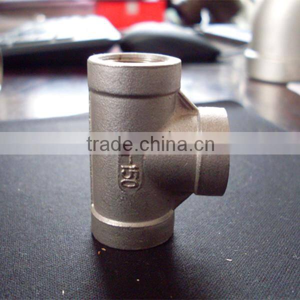 casting investment stainless steel tee