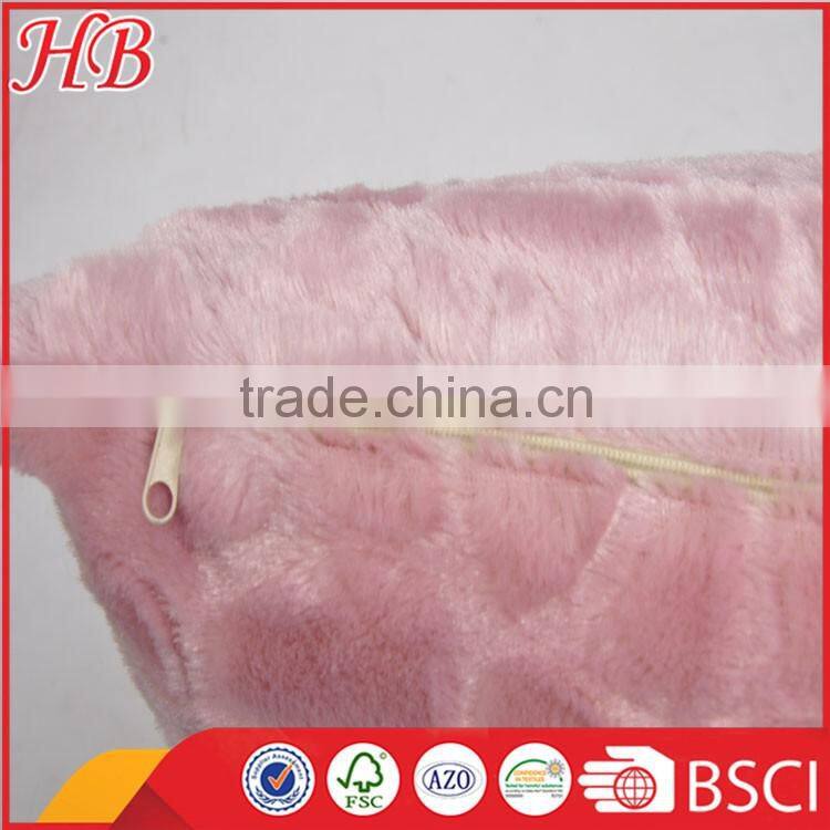 Blsck brushed PV fleece cushion, fashional PV fleece cushion with zipper, PV fleece cushion manufacturer
