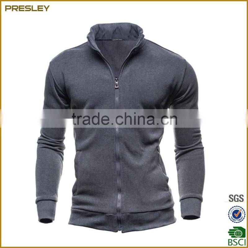 cheap price simple design pure color hoodie Jacket for man