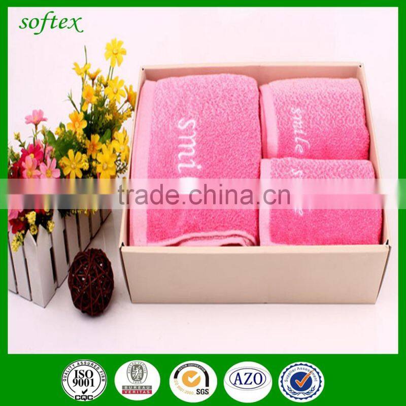 gift towel set packing