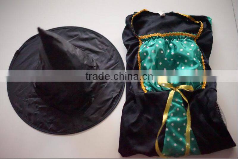 Wholesale China New fashion little girl Glitter witch party costume