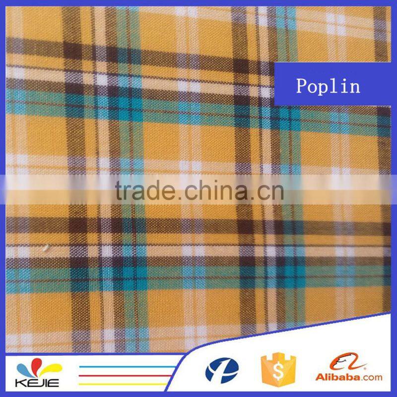 china wholesale yarn dyed cotton fabric plaid fabric