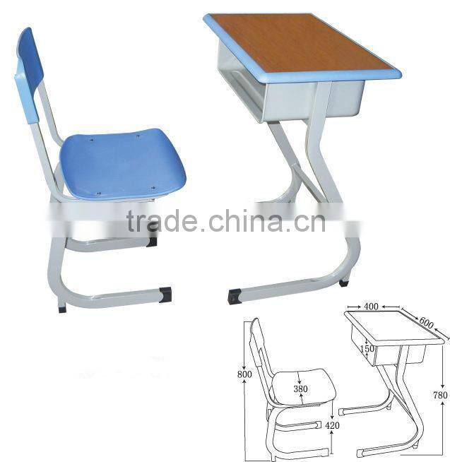 hot student desk and chair,school furniture,student table