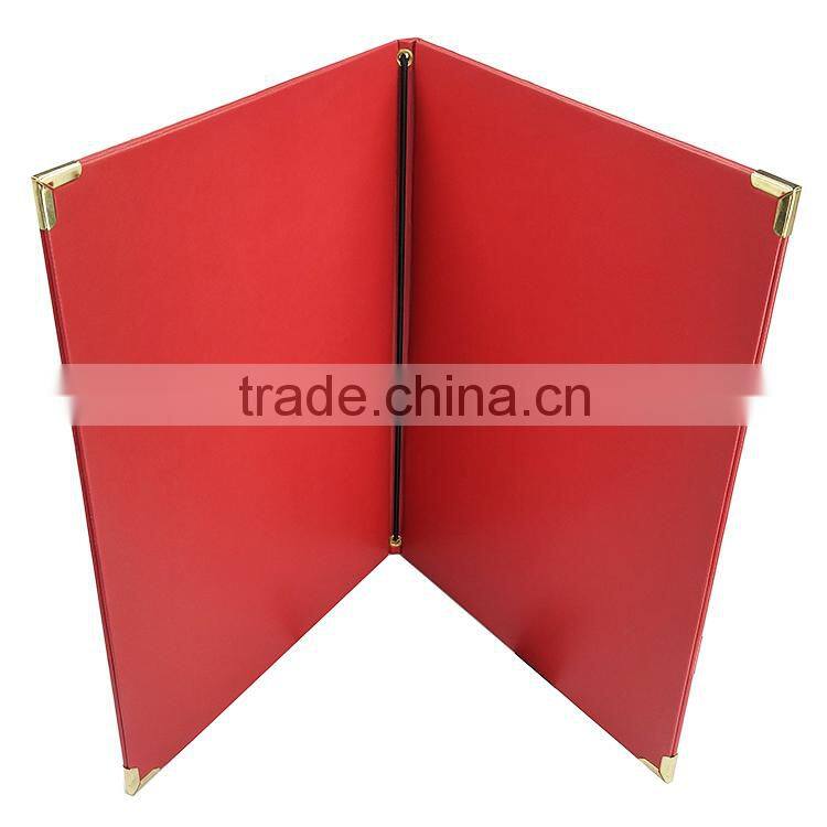 Kensington PU leather menu covers /PU leather menu covers /menu card holder