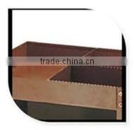 stainless steel like wood brown color hotel guest room service cart high quality cleaning trolley sign bag