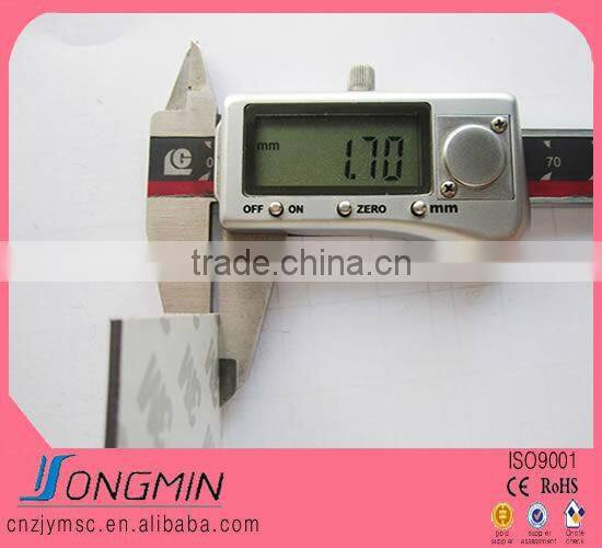 flexible rubber coated 3M tape magnetic sheet