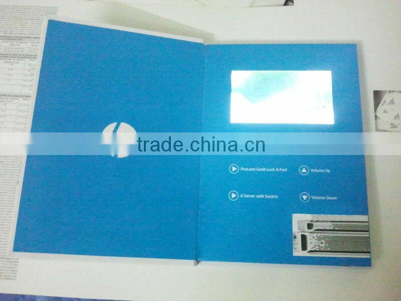 Cheap Custom video wedding invitation cards/ lcd video greeting /invitation card design