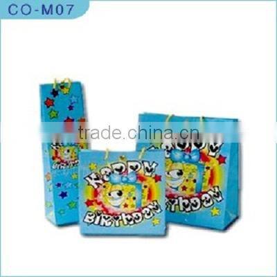 2013 New Customized fashional paper music bag for gift