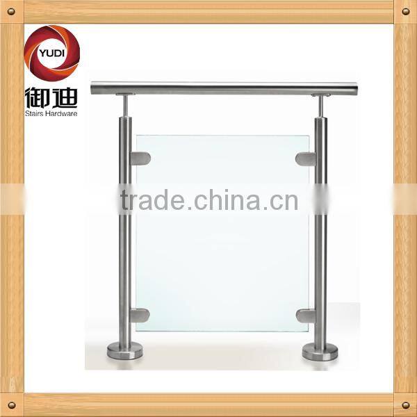 indoor stainless steel glass stairs handrail china supplier