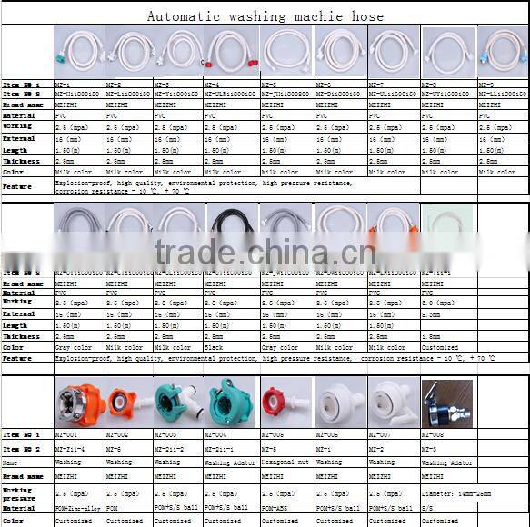 drain hose for washing machine,flexible waste drain pipe washing machine outlet pipe plastic hose water waste drain pipe cor