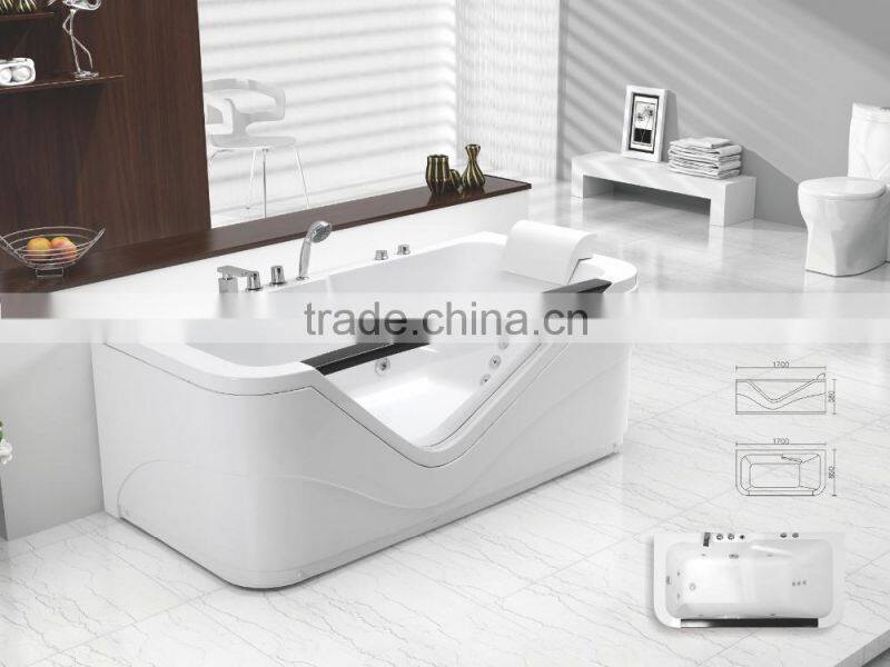 SUNZOOM whirlpool spa tub,indoor corner spa hot tub,a free bath tub