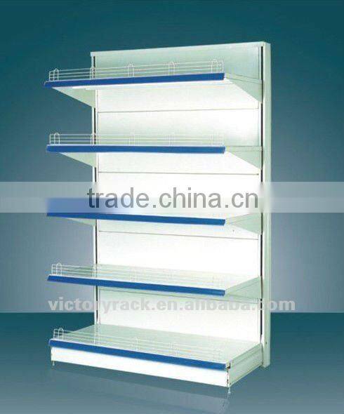 Single-side Metal supermarket shelves