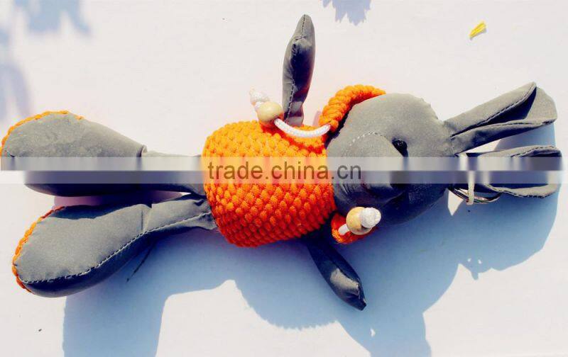 flashing rabbit reflective keychain