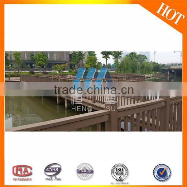 Colorful water proof and flame resistant WPC fencing