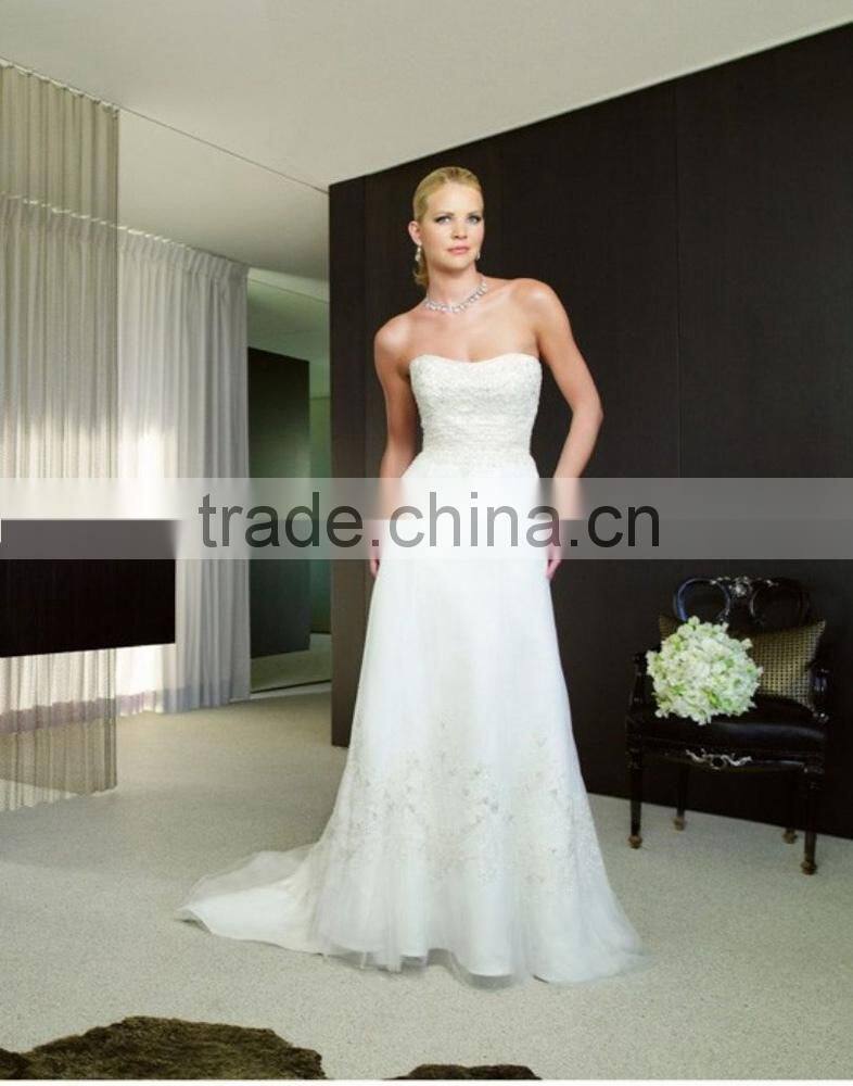 OEM ODM customized puff ball gown wedding dress