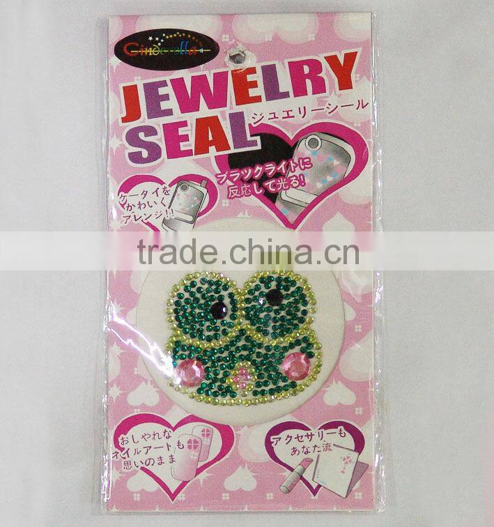 2015 hot sale different kinds of cell phone 3D diamond crystal sticker